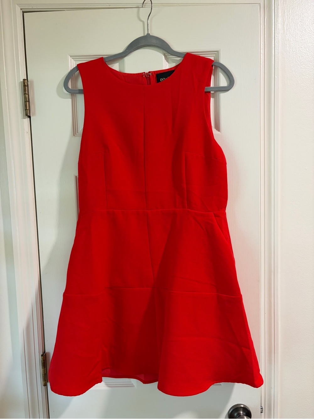DO+BE  Bright Red Sleeveless Fit-and-Flare Dress